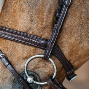 Kentucky Plaited Flash Noseband kamanos New English - Image 5