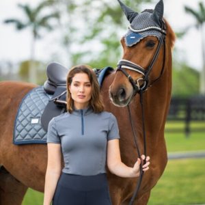 Equestrian Stockholm išjodinėjimo pobalnis Metallic Blue - Image 3